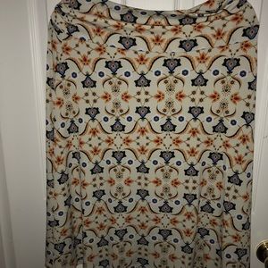 LuLaRoe large azure skirt